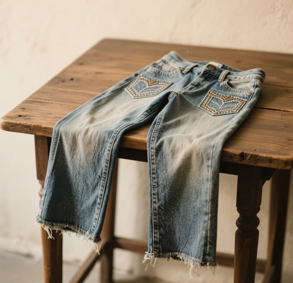 Vintage - Inspired Bootcut Jeans