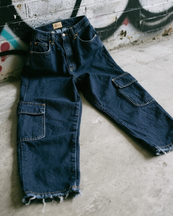 Dark Blue Relaxed - Fit Jeans